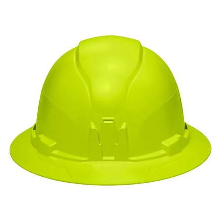 Klein Tools Hard Hat, Full Brim, Fluorescent Lime 60910