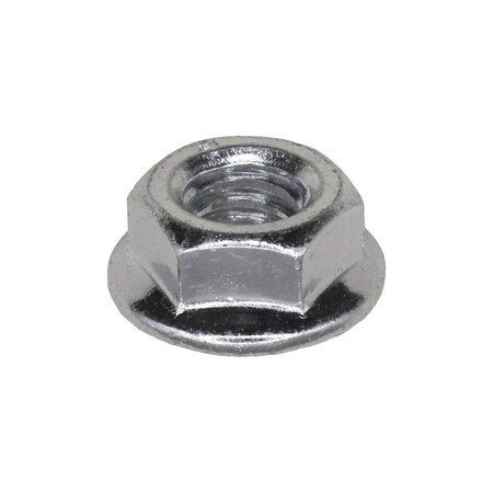 Auveco Spin Lock Nut with Serrated 5/16in-18 11/16in O.D., 100PK 14875