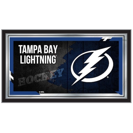 Holland Bar Stool Co Tampa Bay Lightning 15" x 26" Hockey Collector Mirror by Holland Bar Stool Company MColTBLght