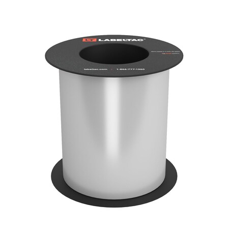 Labeltac High Performance 10-Year Vinyl Supply 6in x 75ft LT9, Silver Gray LT614HP-C