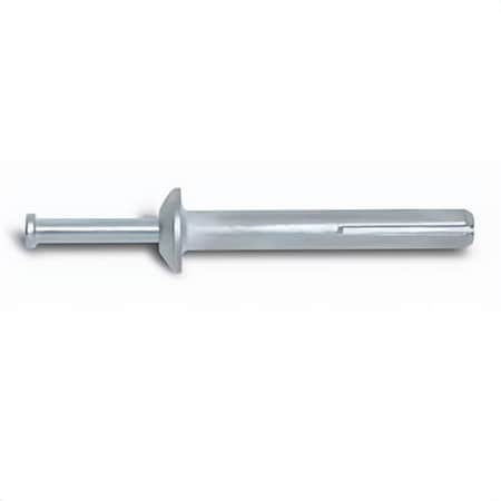 Rawlplug Zamac Nail Anchor, 3/16 in dia, 7/8 in OAL, Carbon Steel Pin, Mushroom Head 02802-PWR