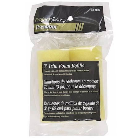 Linzer 3" Linzer RT3032 Project Select Foam Roller Cover - Refill 2-Pack RT303