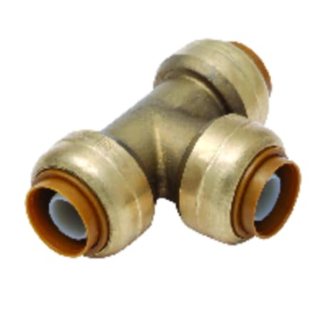 Sharkbite SharkBite Push to Connect 1 in. PTC X 1 in. D PTC Brass Tee UR374A
