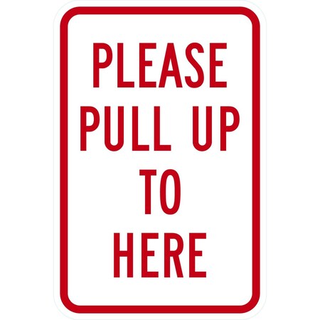 Lyle Please Pull Up To Here, 12x18, Diamond Grade, White G-2799-DG_12x18