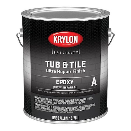 Krylon Epoxy Coating, White, Porcelain K04591A07