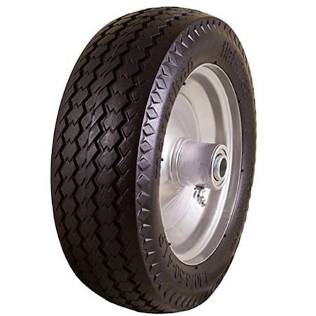 Marathon Industries 00011 4.10-3.50 - 4 Flat-Free Hand Truck Tire - .75 in. Ball Bearing 11