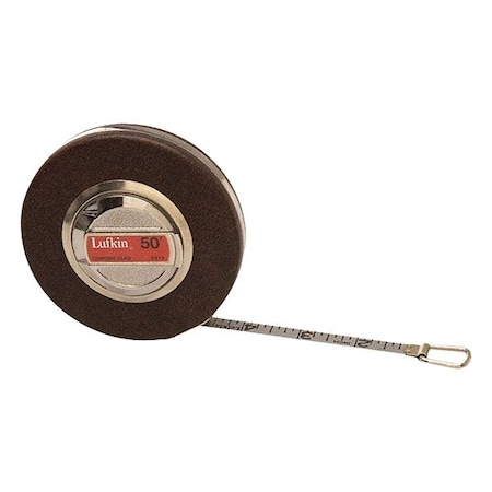 Crescent Lufkin Steel Tape, 50', Leader HC253N