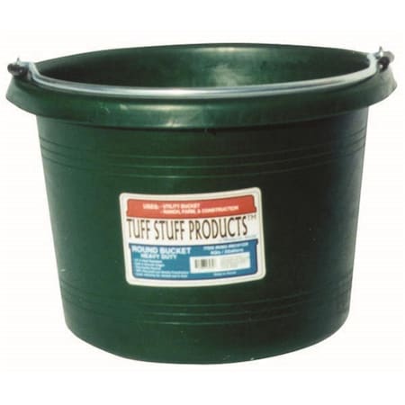 Tuff Stuff Products 8 qt. Round Bucket, Purple RN-PR