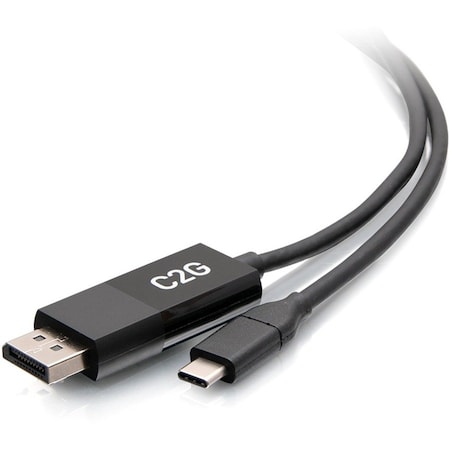 C2G 6ft USB-C to 4k60Hz DisplayPort Black C2G54475