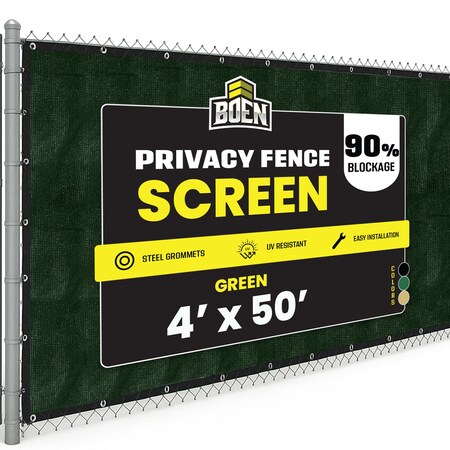 Boen Priv Netting, Grn, Reinf Grmt, 4ftX50 ft PN-30064