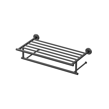 Gatco Latitude II 18" Towel Rack, Matte Black 1818MX