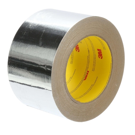 3M Foil Tape, Aluminum, Silver, 50 yd L, 2-3/4 in W 3381