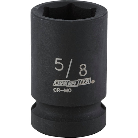 Channellock 1/2'' Drive 5/8'' 6-Point Shallow Standard Impact Socket 313173