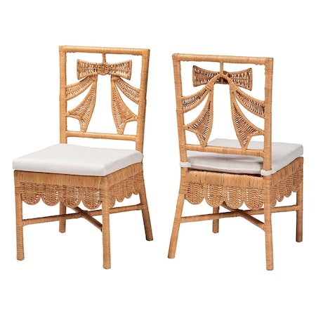 Bali & Pari Abia Natural Rattan Dining Chair 269-2PC-14601-ZORO