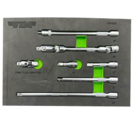 Vim Tools 7 Piece 3/8 Inch Drive Master Extension Kit MEK600