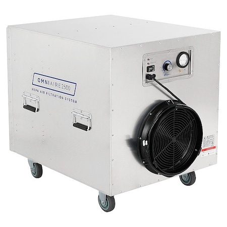 Omniaire NegativeAirMachine, 2500cfm, Silver, 115VAC OA2500 PRO