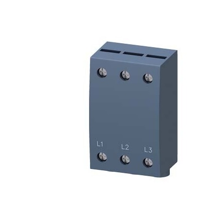 Siemens 3-phase supply terminal for 3-phase busbar Size S0 and S00 connection from 3RV2915-5B