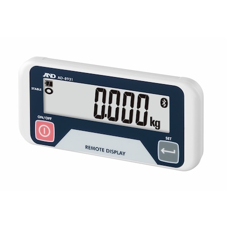 A&D Remote Display for Bluetooth enabled products. AD-8931