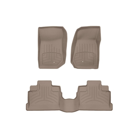 Weathertech Tan, Front and Rear FloorLiner HP 45105-1-2IM