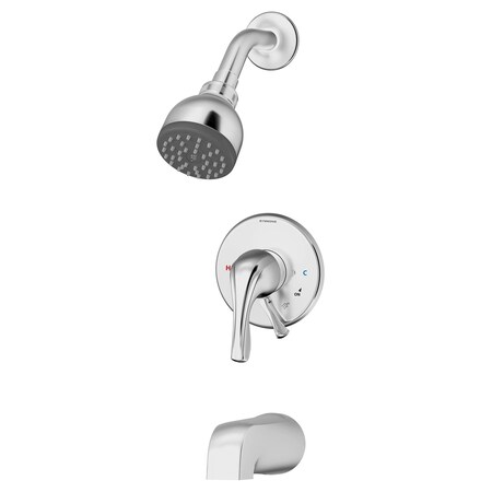 Symmons Origins Single Handle Tub and Shower Faucet Trim Kit - 1.5 GPM (Valve Not Included) S-9602-PLR-1.5-TRM