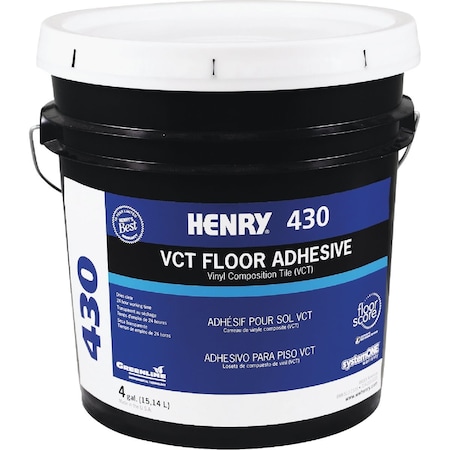 Ww Henry Henry 430 ClearPro Vinyl Floor Adhesive 4 Gal. 12102