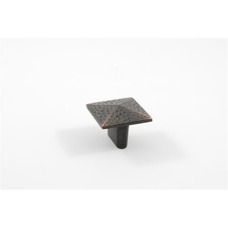 Residential Essentials Square Cabinet Knob- Venetian Bronze 10269VB
