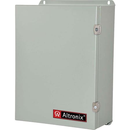 Altronix Padlockable Latch Electrical Enclosures, 17-1/2 in H, 6-5/8 in D, 15.3 in W, 4, Steel WP2