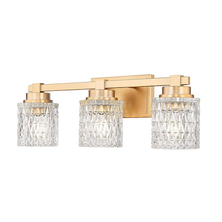 Z-Lite Jacqueline Modern Gold 3 Light Vanity 6101-3V-MGLD