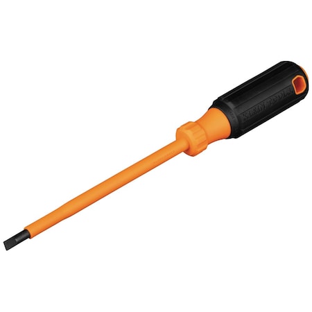 Klein Tools InsulScrDrv, Cabinet, 1/4in, Black, Round 6826INS