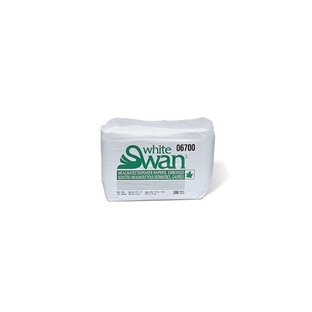 Tradex Intl White Swan Dispenser Napkin 1 Ply 12" x 13" 6700