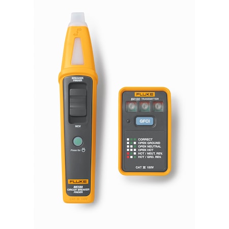 Fluke Circuit Breaker Finder, LED, 50 to 60 Hz FLUKE-BK120
