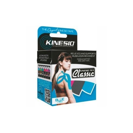 Fabrication Enterprises KinesioÂ Tex Classic Kinesiology Tape, 2" x 4.4 yds, Blue, 6 Rolls 24-4891-6