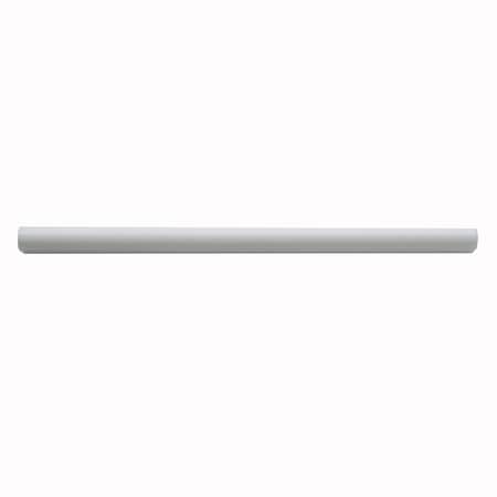 Apollo Tile White 1x12 Thassos Marble Polished Pencil Liner Tile Trim 0.5 sqft/case, 10PK APLMTS881PA
