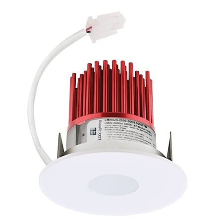 Elco Lighting 3in LED Light Engine, Pinhole Trim, 1000lm, 3000K, White E329C1030W2