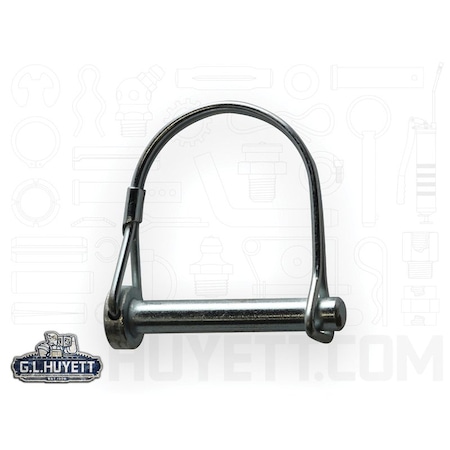 Huyett Snap & Lock Pin, RH, 2-Wire, Zn Plt Low Carbon Steel, .312 Dia x 1.75 L x 2 Shk L SNAP-312-1750R