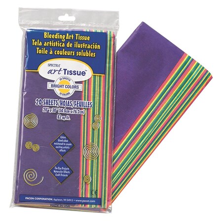Pacon Pacon Spectra Tissue Assorted Brite Color - Pack of 6 PAC58576-6