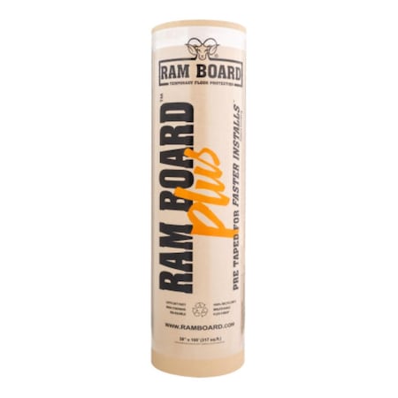 Ram Board Plus Floor Protector Paper 38 in. W X 100 ft. L Paper Beige 46 RB PLUS 38-1