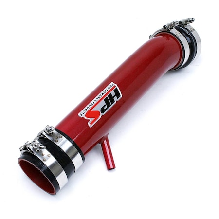 Hps Performance Post MAF Air Intake Aluminum Tube, Red, 27-560R