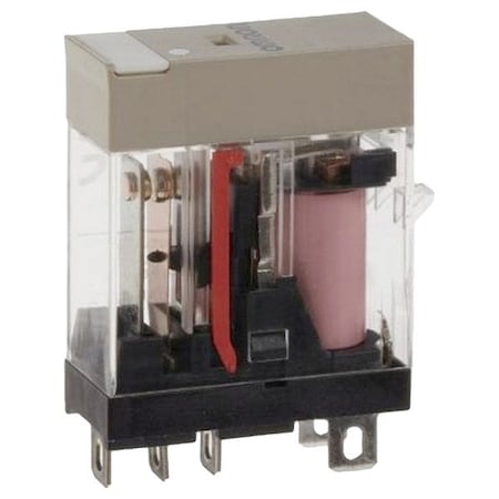 Omron General Purpose Relay, Square, 8.2 mA, 9.5 mA, 5 Pins, Plug-in G2R-1-SN AC110(S)