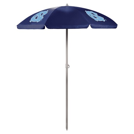 Picnic Time Family Of Brands NCAA North Carolina Tar Heels Outdoor Canopy Sunshade Beach Umbrella 5.5' 822-00-138-414-0
