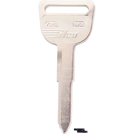 Ilco Honda Nickel Plated Automotive Key HD90 / X181, 10PK IAF01196033