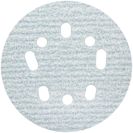 Tool Time ProSand 5 in. Ceramic Alumina Hook & Loop 5 & 8 Hole UVH Sanding Disc, 180 Grit Fine, 50PK TO2184989