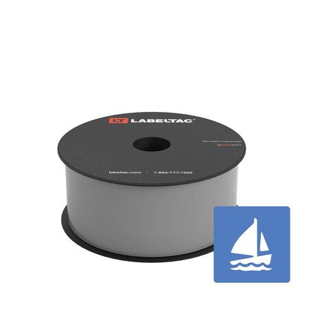 Labeltac Marine Supply 2in x 150ft LT4/Pro X, Gray LT208MN