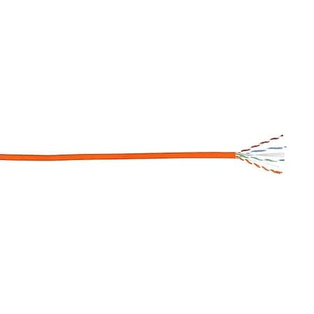 Genspeed LAN Cable, Orange, 0.2 in Cable Dia. 7131105