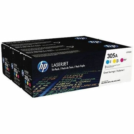Hp Toner Cartridge, Cyan; Magenta;Yellow, PK3 CF370AM