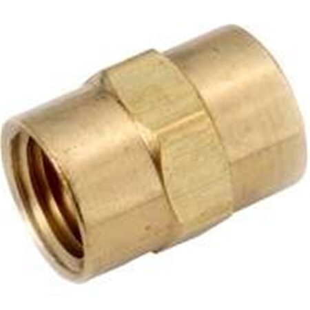Anderson Metals 75610304 .25 In. Barstock Coupling Brass 2243954