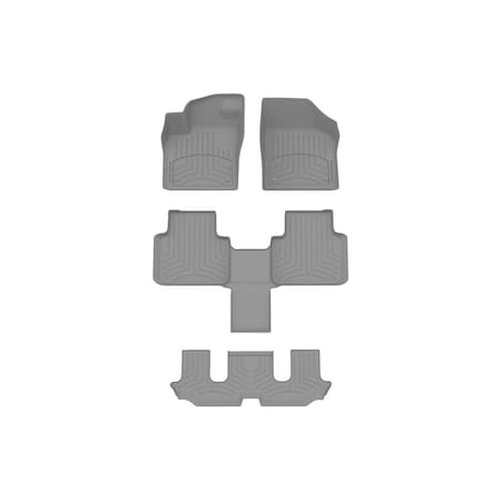 Weathertech Grey, Front and Rear and Rear FloorLiner HP 461084-1-2-5IM
