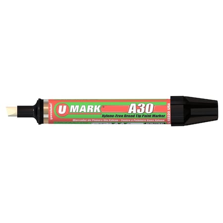 Paperperfect A30 Broad Tip Paint Marker, Black - 6 per Box PA3745645