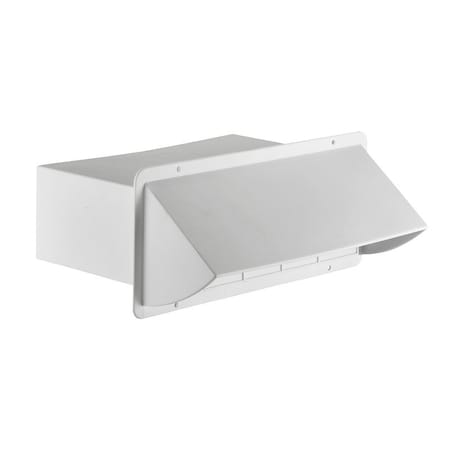 Lambro Wall Cap, Plastic, White, For: 10 x 3-1/4 in Hoods 1170W