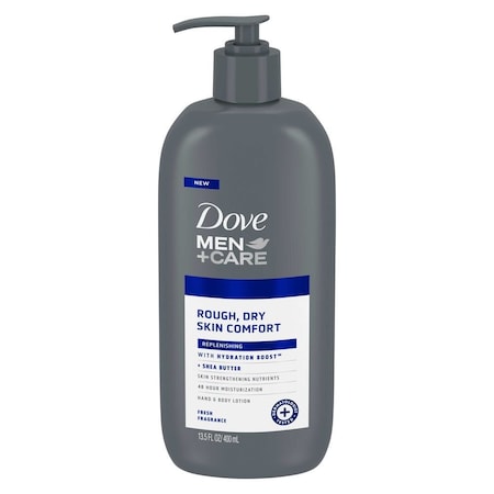 Dove Men+Care Rough Dry Skin Comfort Replenishing Hand and Body Lotion, 13.5 Ounce, 4PK 68740293
